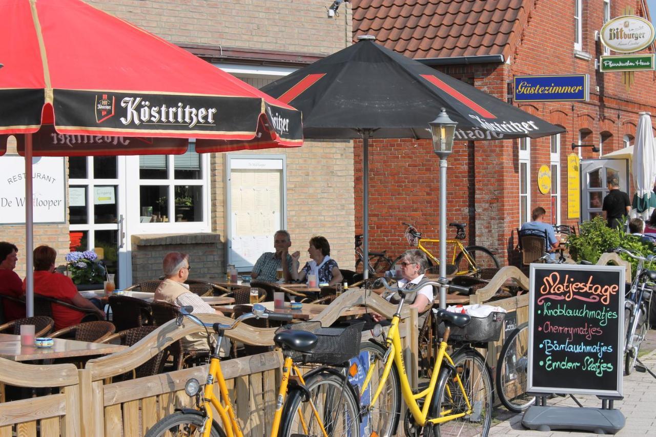 Hotel Pension Am Hafen Norddeich  Exteriör bild